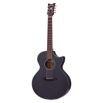 Schecter - Orleans Stage-7 Acoustic Satin See Thru Black - Musik Utan Gränser 