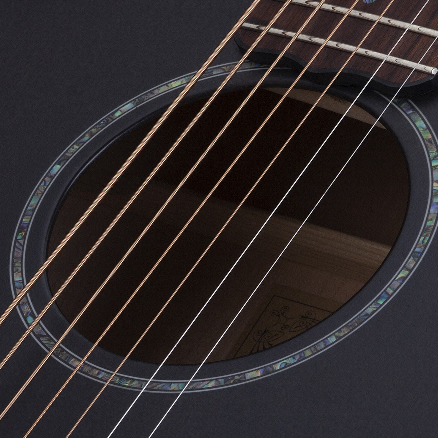 Schecter - Orleans Stage-7 Acoustic Satin See Thru Black - Musik Utan Gränser 