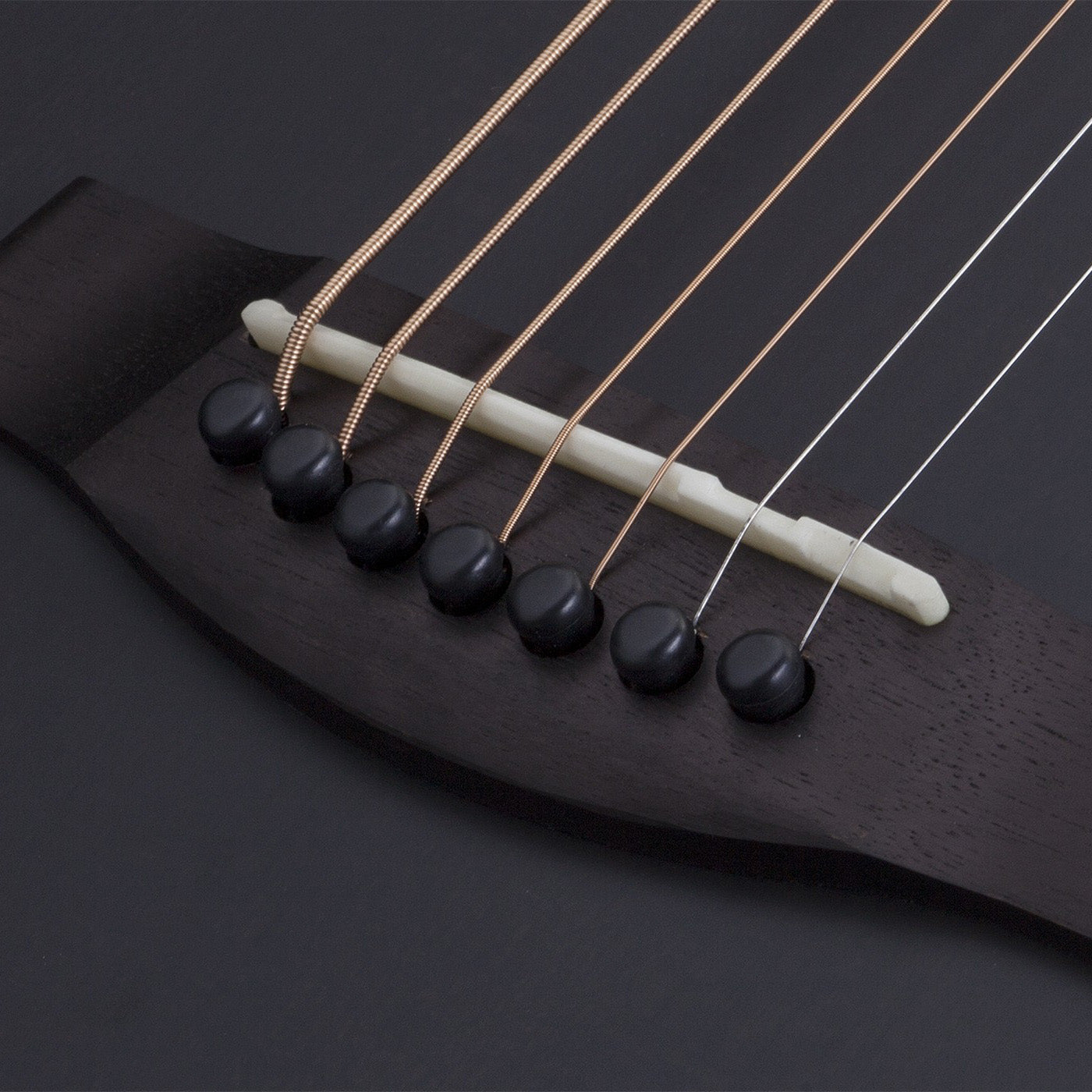 Schecter - Orleans Stage-7 Acoustic Satin See Thru Black - Musik Utan Gränser 