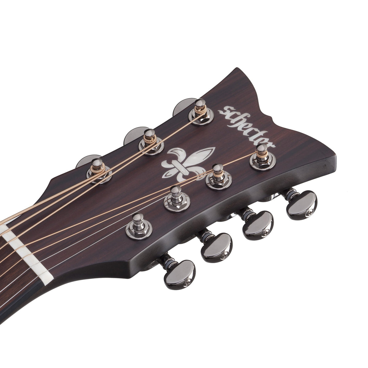 Schecter - Orleans Stage-7 Acoustic Satin See Thru Black - Musik Utan Gränser 