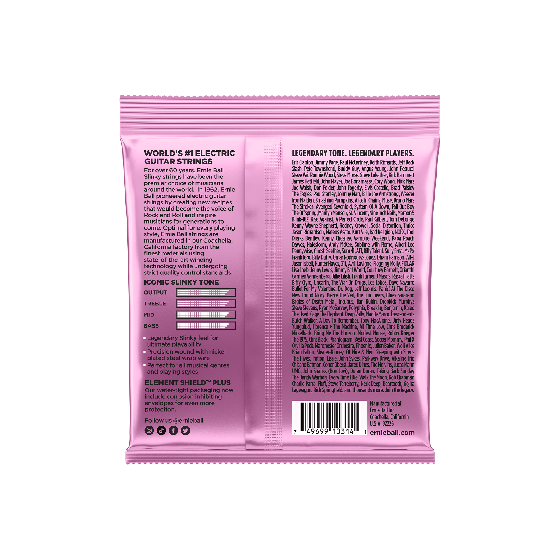 Ernie Ball - EB-2213 Mega Slinky - Musik Utan Gränser 