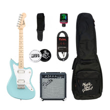 Ladda upp bild till gallerivisning, Elgitarrpaket Squier Mini Jazzmaster Daphne Blue
