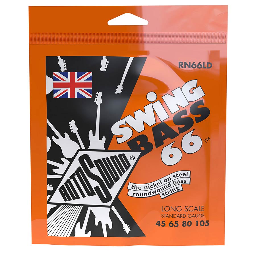 Rotosound - RN66LD Swing Bass 66 electric bass nickel wound 45-105 - Musik Utan Gränser 
