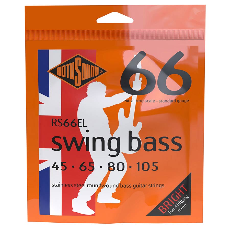 Rotosound - RS66EL Swing Bass 66 electric bass stainless steel 45-105 - Musik Utan Gränser 