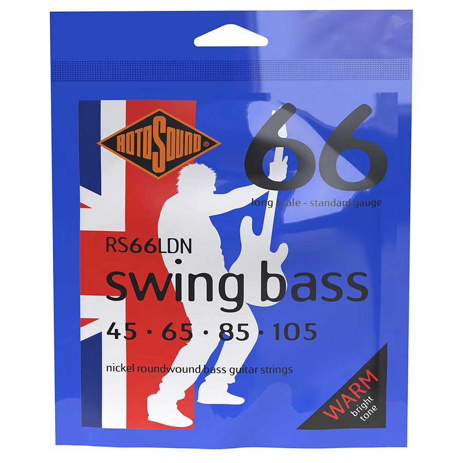 Rotosound - RS66LDN Swing Bass 66 electric bass nickel wound 45-105 - Musik Utan Gränser 