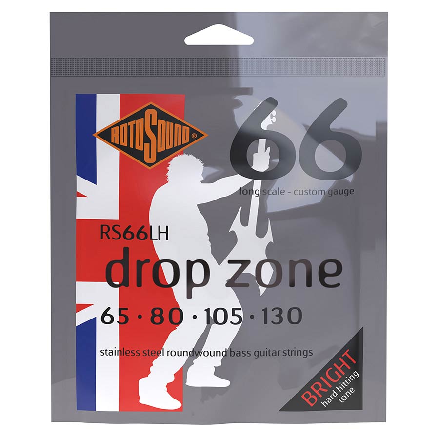 Rotosound - RS66LH Swing Bass 66 electric bass stainless steel 65-130 Drop Zone - Musik Utan Gränser 