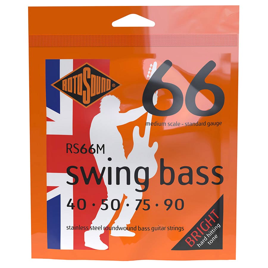 Rotosound - RS66M Swing Bass 66 electric bass stainless steel 40-90 - Musik Utan Gränser 