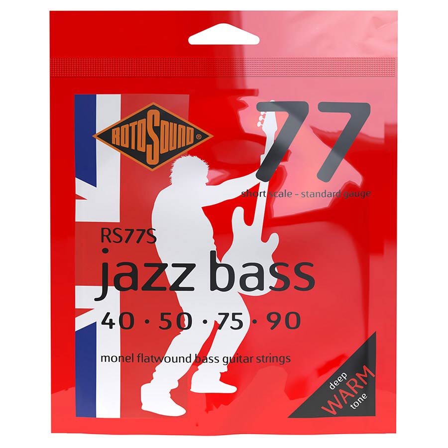 Rotosound - RS77S Jazz Bass 77 electric bass monel flatwound 40-90 - Musik Utan Gränser 