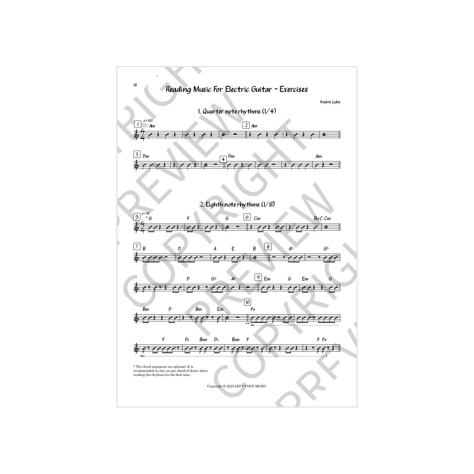 MUG - Reading Music For Electric Guitar - Musik Utan Gränser 