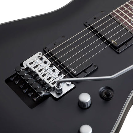 Schecter - Damien Platinum-6 Floyd Rose Satin Black - Musik Utan Gränser 