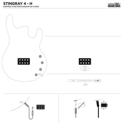Ernie Ball Music Man - StingRay4 Special -H- Smoked Chrome - Musik Utan Gränser 