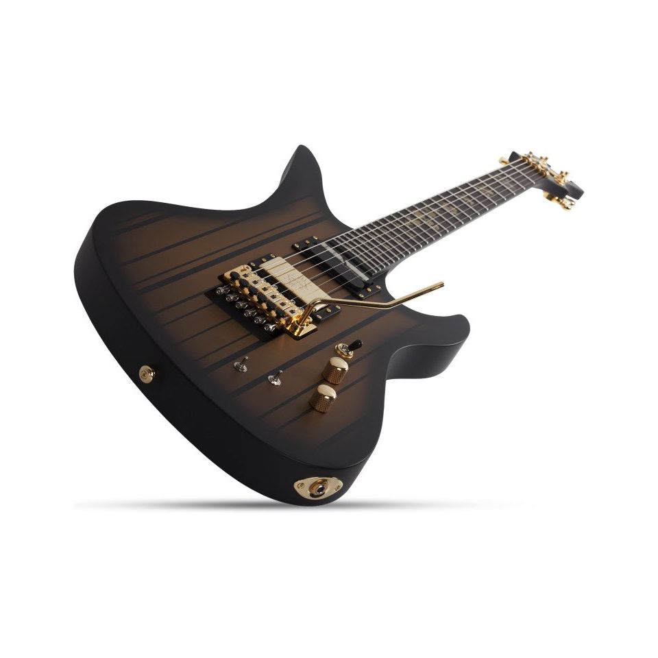 Schecter - Synyster Gates Costum Sustainiac Satin Gold Burst - Musik Utan Gränser 