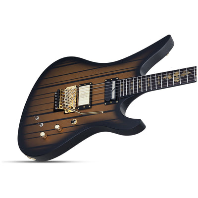 Schecter - Synyster Gates Costum Sustainiac Satin Gold Burst - Musik Utan Gränser 