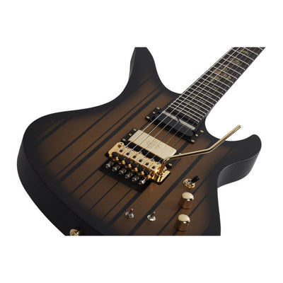 Schecter - Synyster Gates Costum Sustainiac Satin Gold Burst - Musik Utan Gränser 