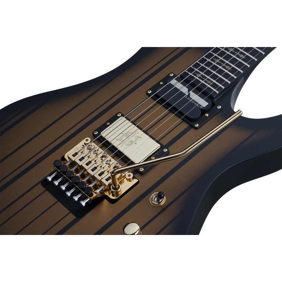 Schecter - Synyster Gates Costum Sustainiac Satin Gold Burst - Musik Utan Gränser 