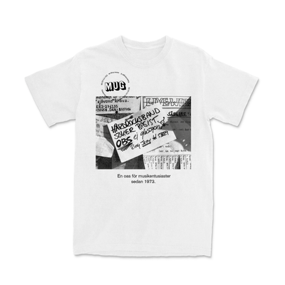 Musik Utan Gränser - T-shirt 50 års-jubileum - Hårdrocksband söker basist - Musik Utan Gränser 