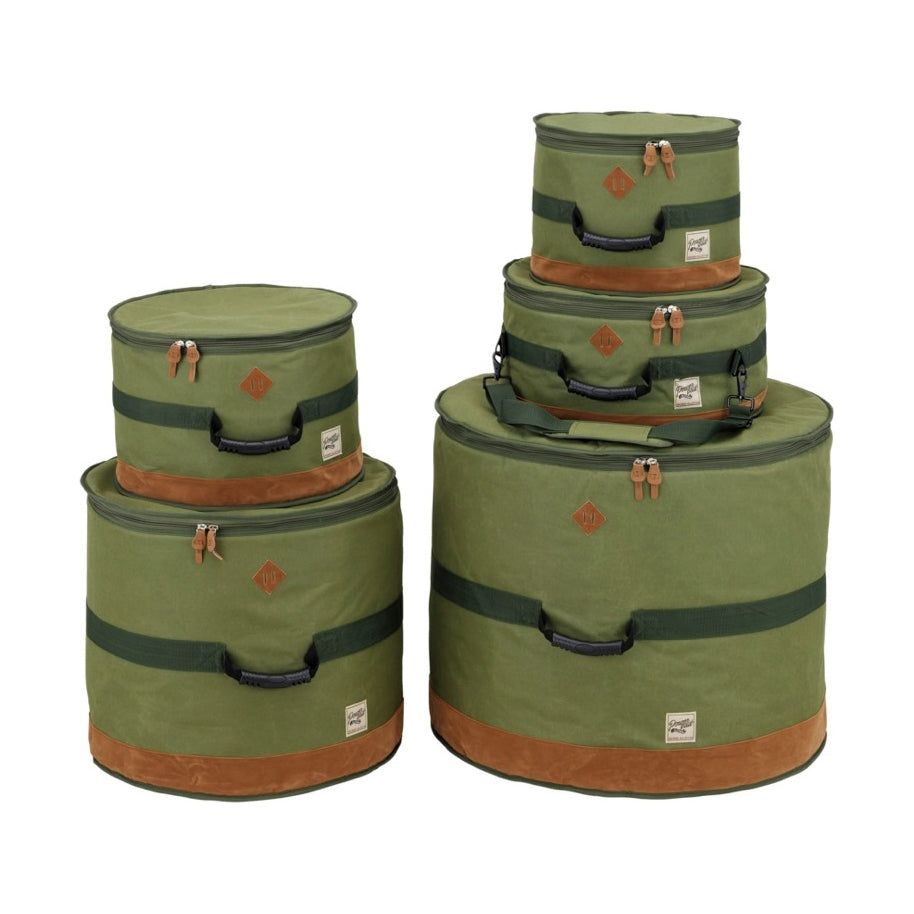 Tama - TDSS52KMG Trumbag set Moss Green 10"/12"/16"/22"/14" - Musik Utan Gränser 
