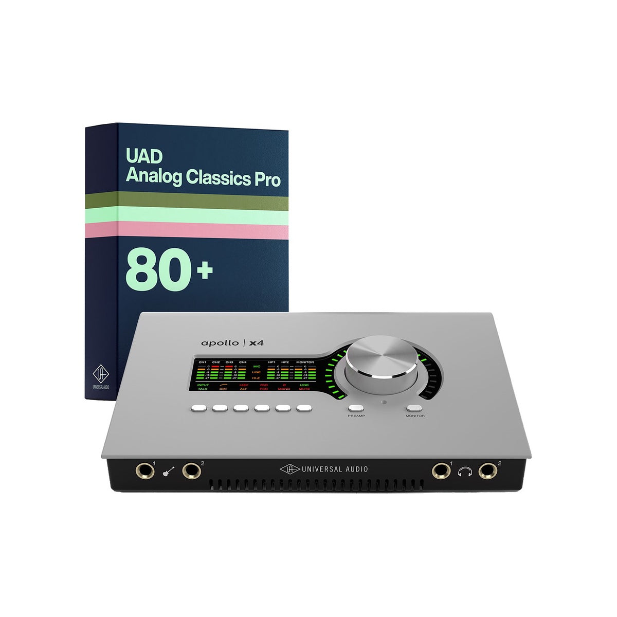 Universal Audio Apollo x4 Gen 2 med UAD Analog Classics Pro