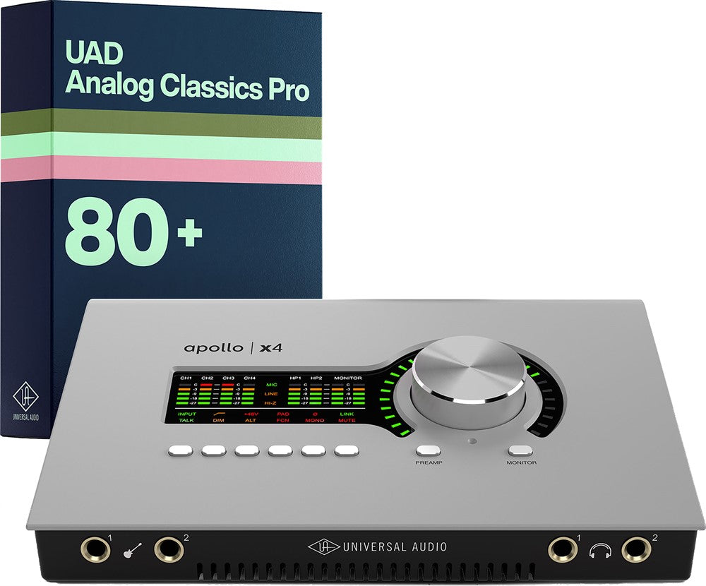Apollo x4 Gen 2 med UAD Analog Classics Pro