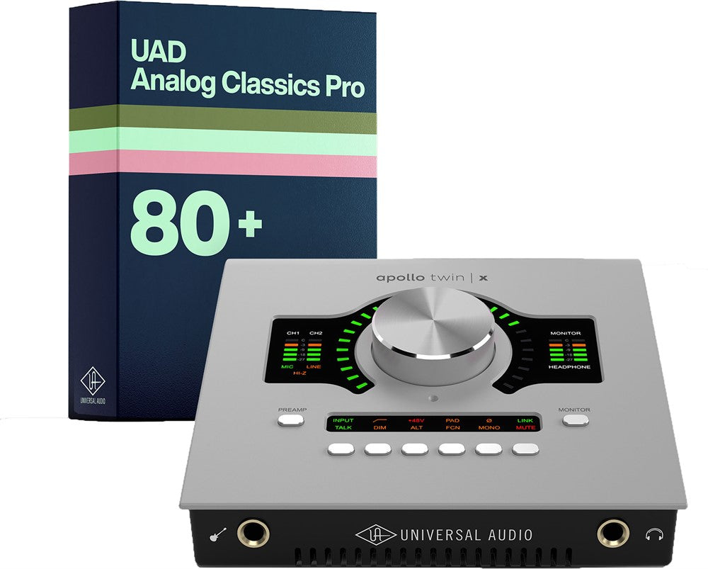 Apollo Twin X DUO with UAD Analog Classics Pro