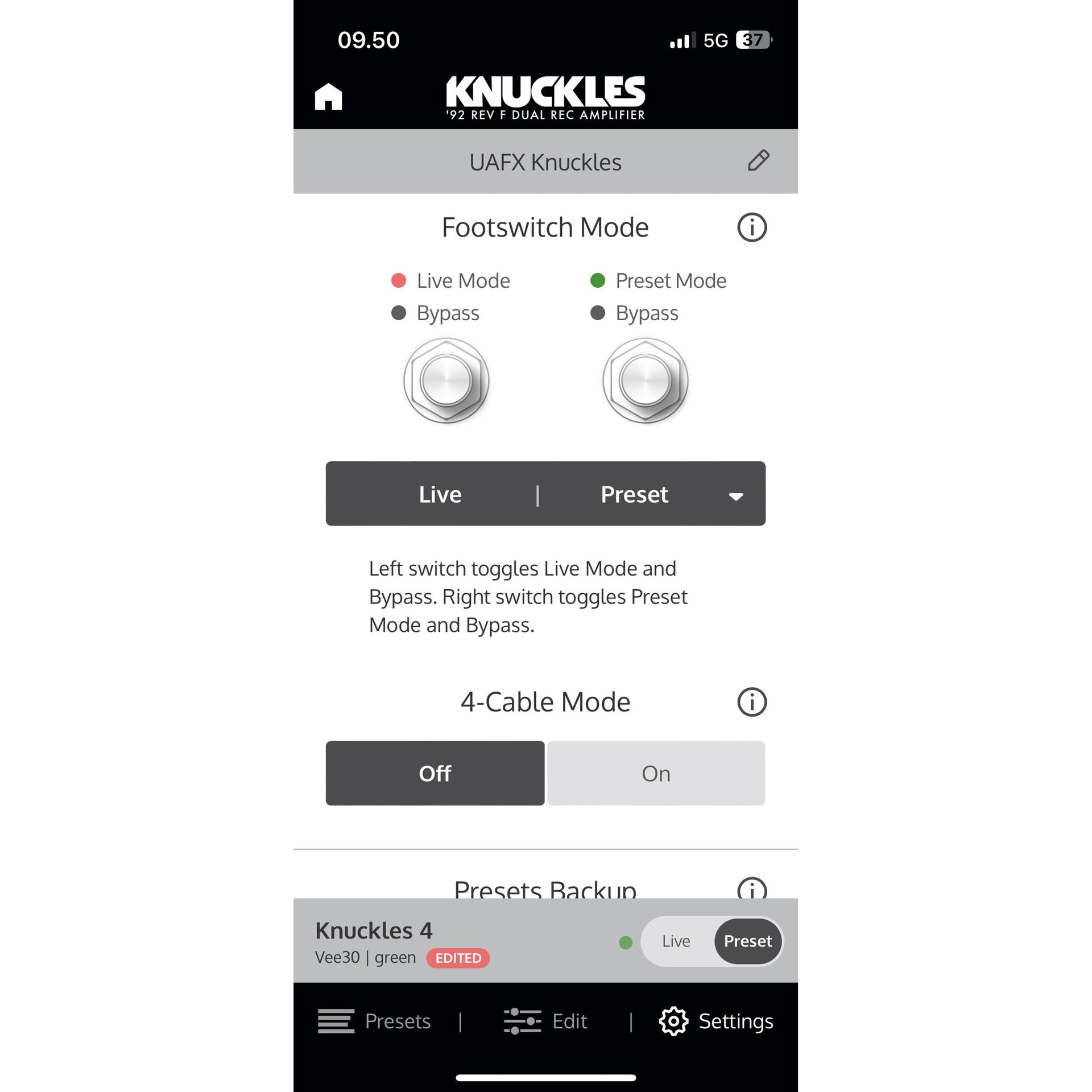 Universal Audio - Knuckles 92 Rev F Dual Rec Amplifier - Musik Utan Gränser 