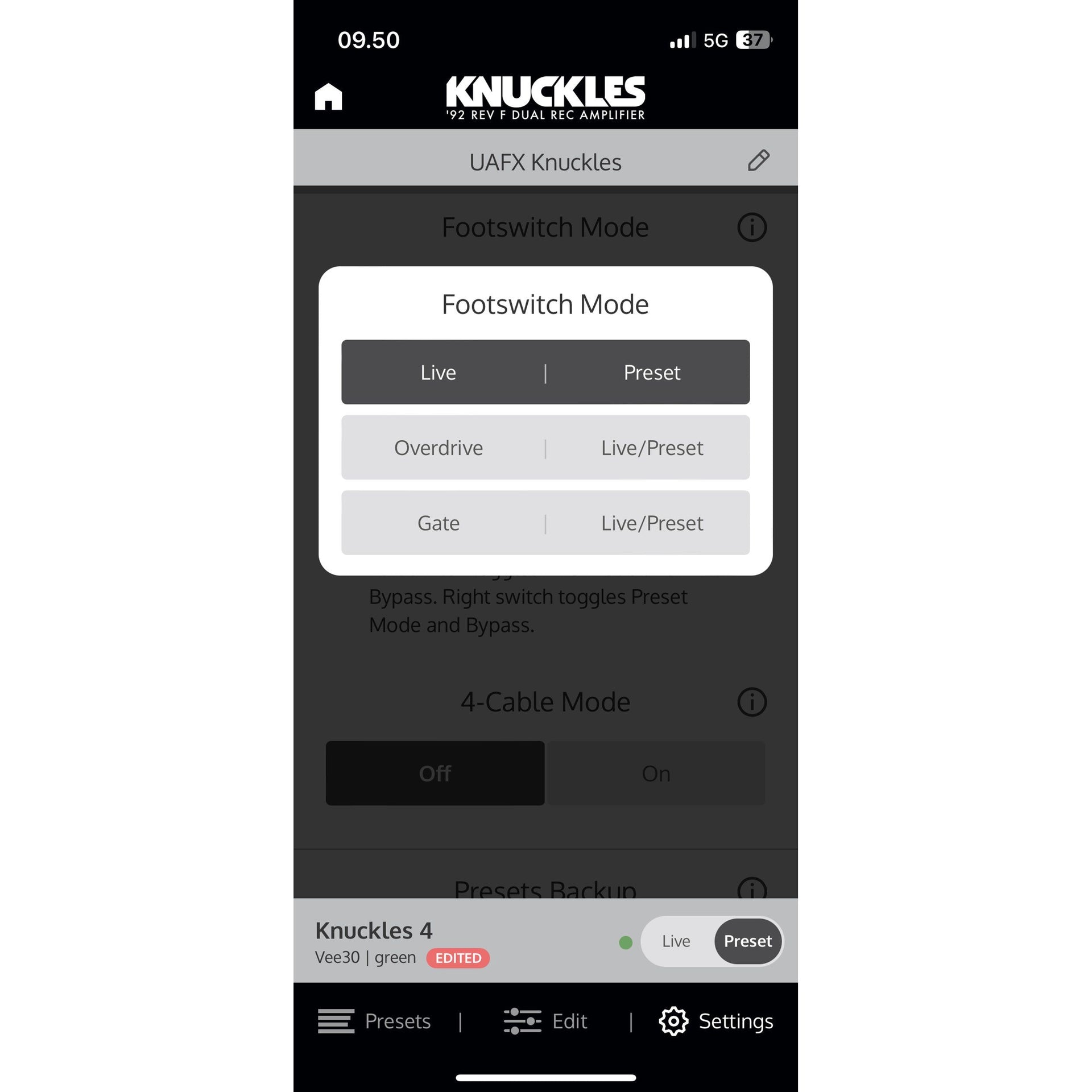 Universal Audio - Knuckles 92 Rev F Dual Rec Amplifier - Musik Utan Gränser 