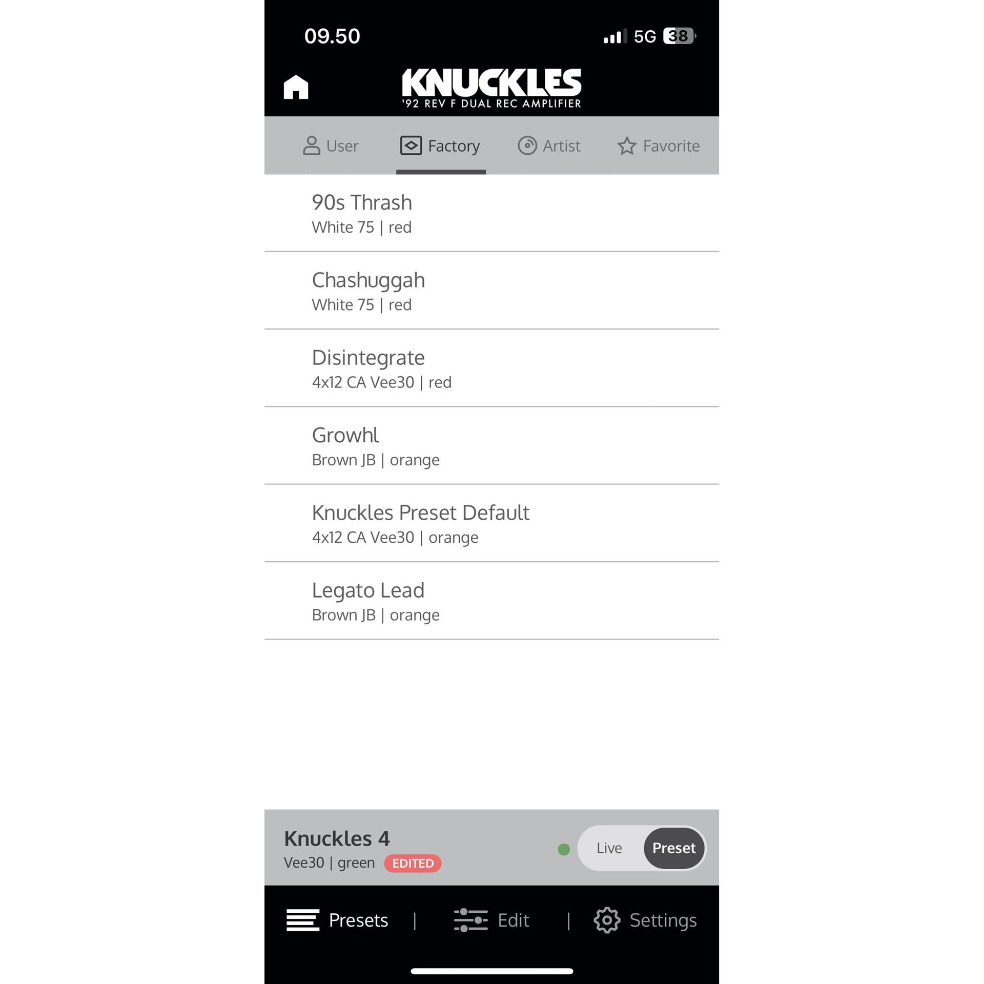 Universal Audio - Knuckles 92 Rev F Dual Rec Amplifier - Musik Utan Gränser 