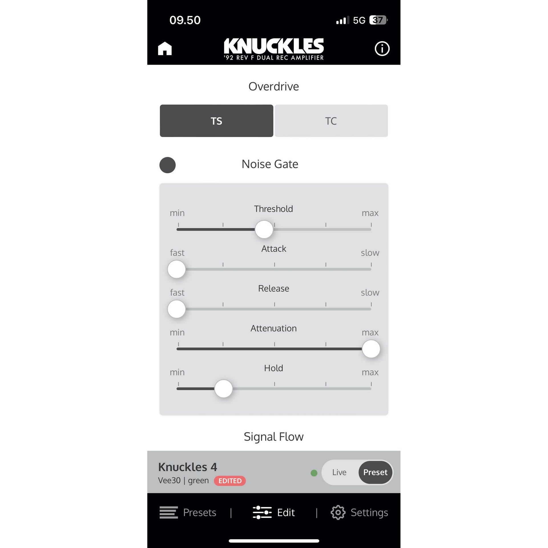 Universal Audio - Knuckles 92 Rev F Dual Rec Amplifier - Musik Utan Gränser 