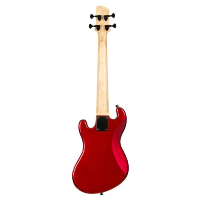 Kala - U-Bass Solid Body 4-String Metallic Red Fretted - Musik Utan Gränser 
