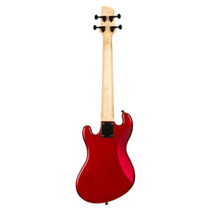 U-Bass Solid Body 4-String Metallic Red Fretted