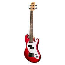 Ladda upp bild till gallerivisning, U-Bass Solid Body 4-String Metallic Red Fretted
