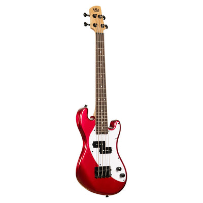 Kala - U-Bass Solid Body 4-String Metallic Red Fretted - Musik Utan Gränser 