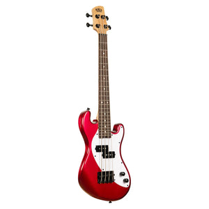 U-Bass Solid Body 4-String Metallic Red Fretted