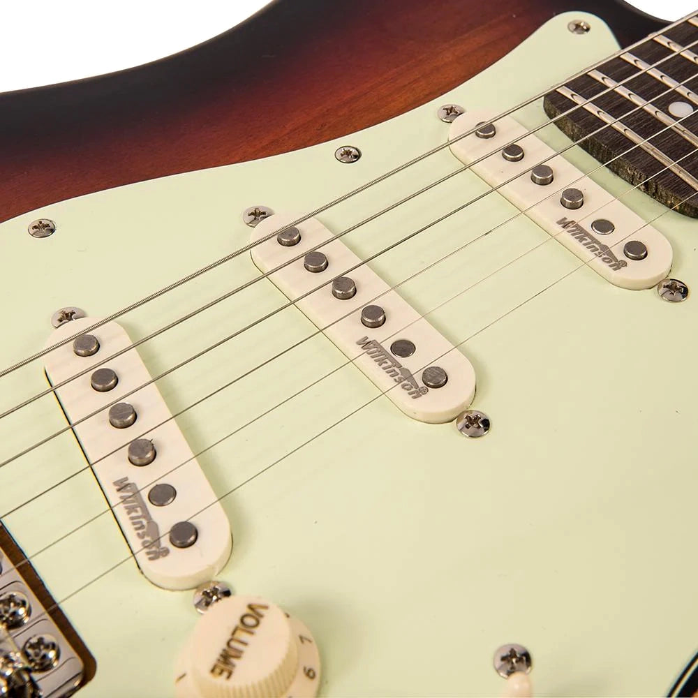 Vintage - Icon V6 Distressed Sunburst - Musik Utan Gränser 