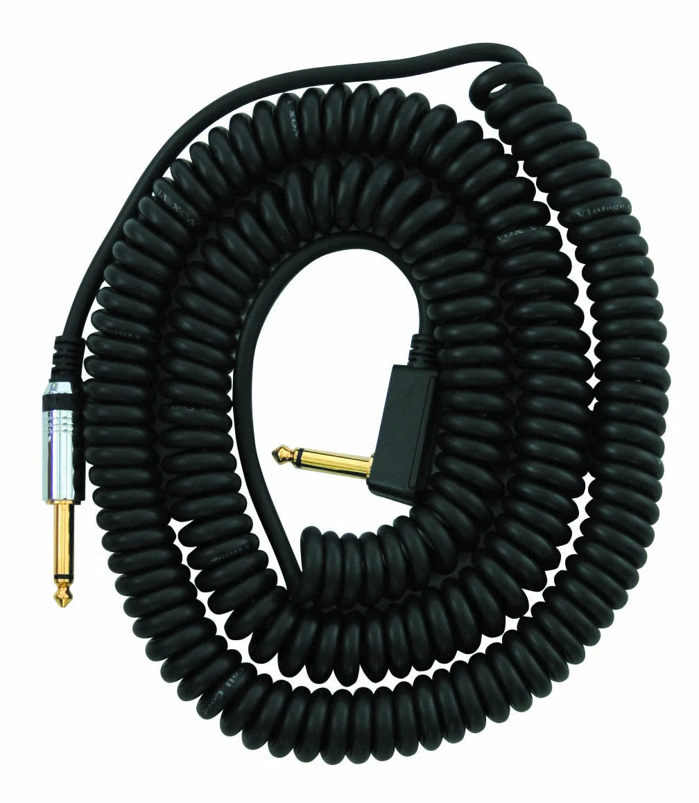 VCC090BK - 9m Svart Spiralkabel