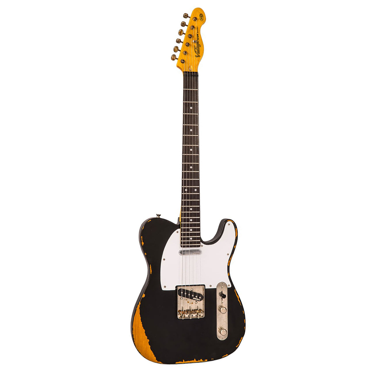 Vintage - V62 Icon Distressed Black - Musik Utan Gränser 