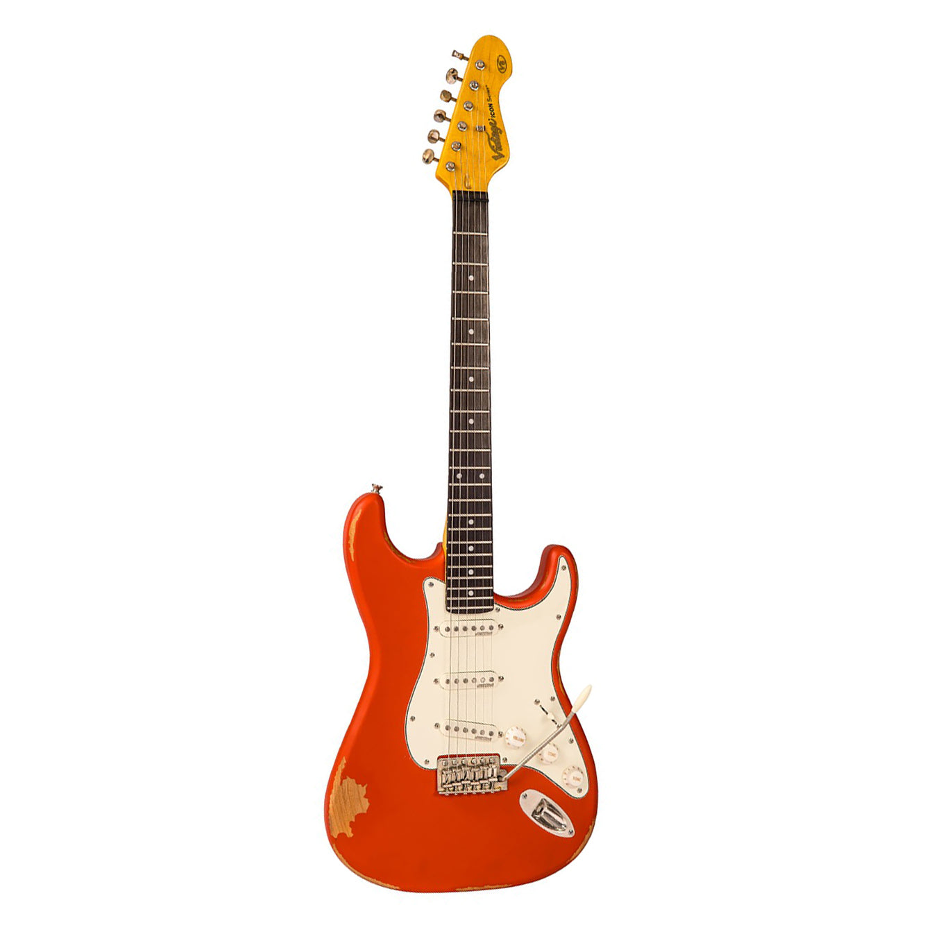 Vintage - Icon V6 Distressed Red - Musik Utan Gränser 