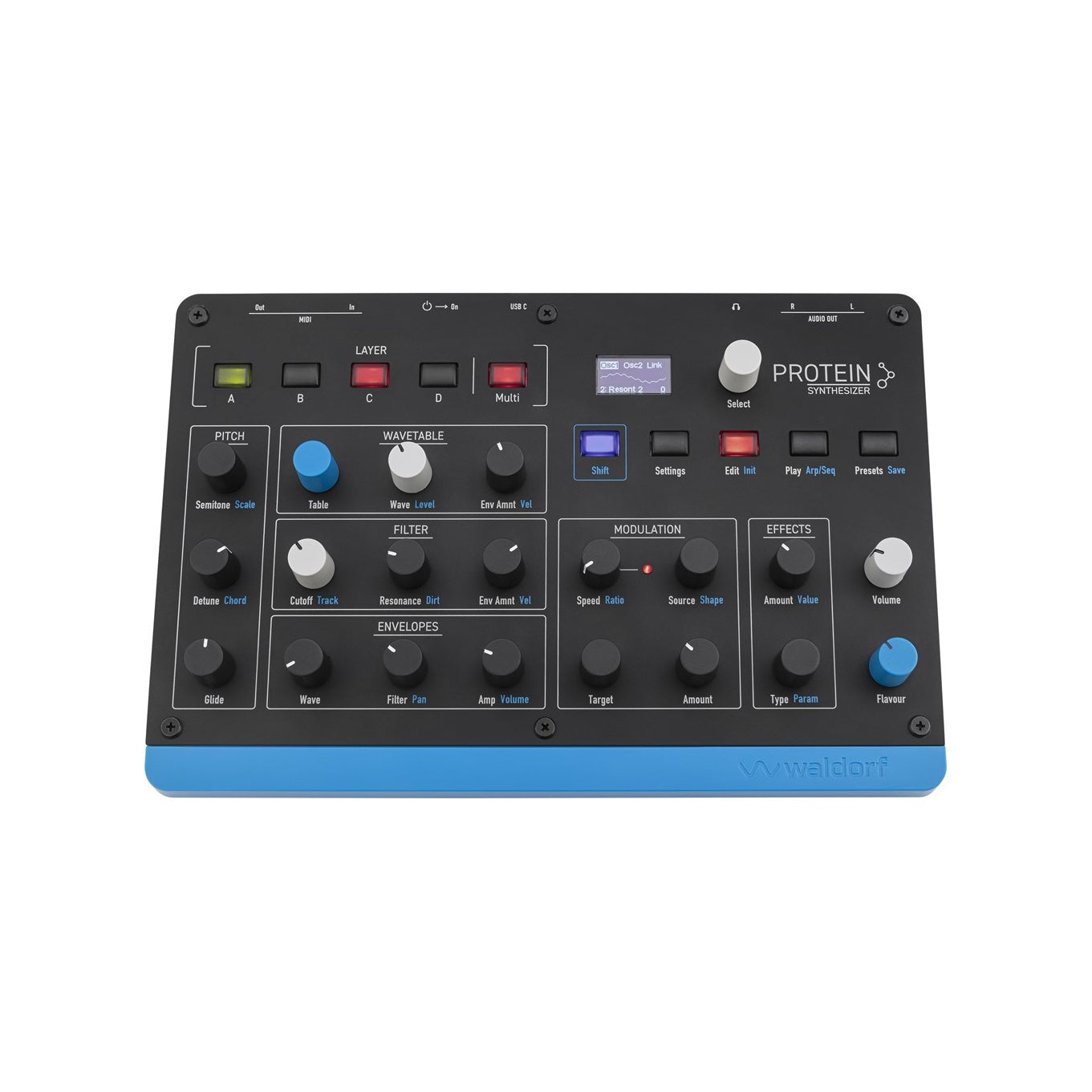 Protein Digital Wavetable Synthesizer