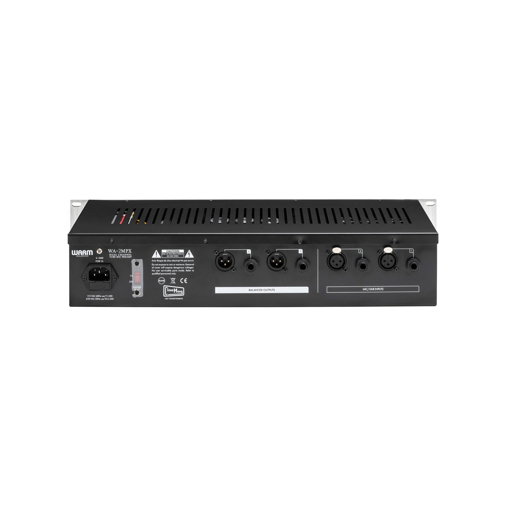 Warm Audio - WA-2MPX 2-Chanel vintage mikrofonpreamp - Musik Utan Gränser 