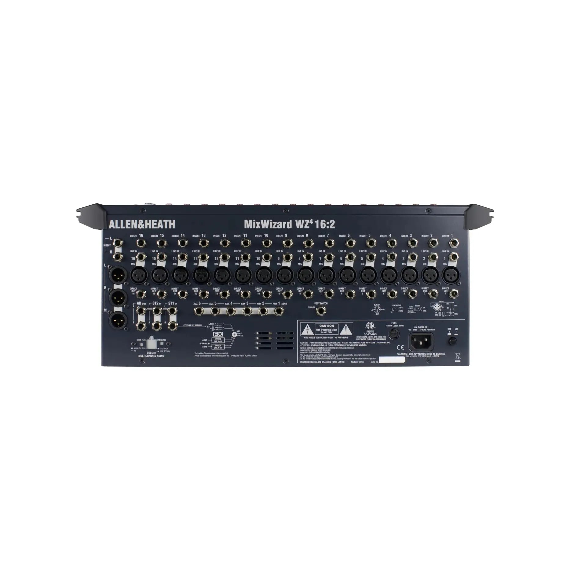 Allen & Heath - WZ4 16:2 Wizard  Live Mixer with Built-In Effects. 16 Mic/Li - Musik Utan Gränser 