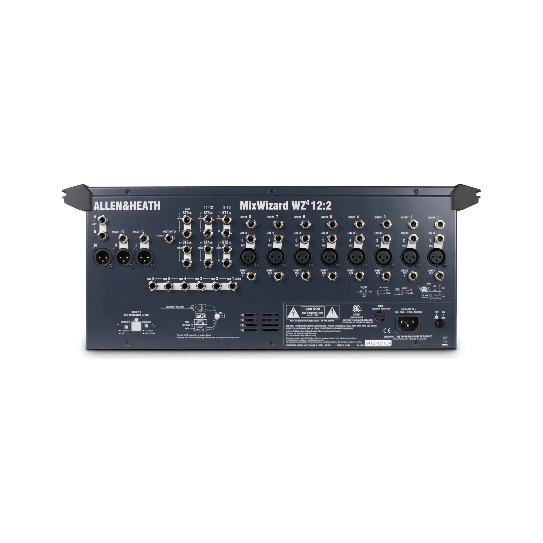 Allen & Heath - Wizard 12:2 Live Mixer with Built-In Effects. - Musik Utan Gränser 