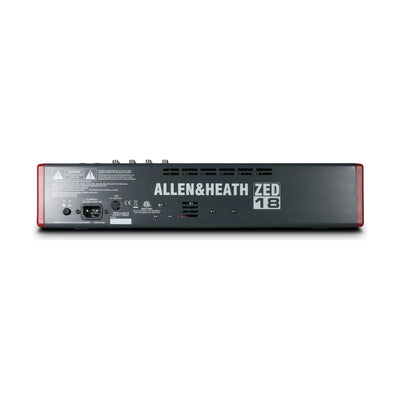 Allen & Heath - ZED-18 10 Mic/Line Inputs, 4 Stereo, USB and Sonar X1 L. - Musik Utan Gränser 