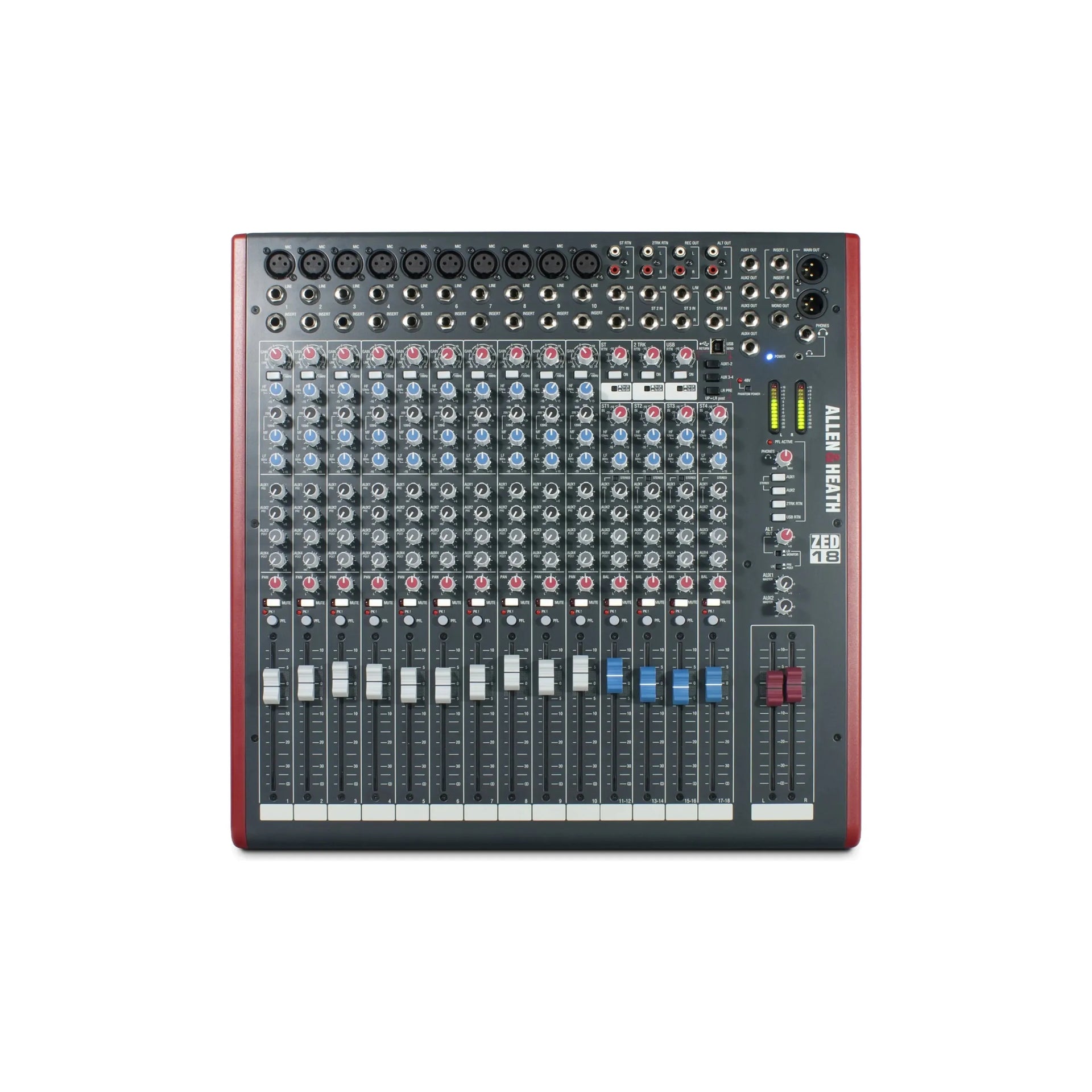Allen & Heath - ZED-18 10 Mic/Line Inputs, 4 Stereo, USB and Sonar X1 L. - Musik Utan Gränser 