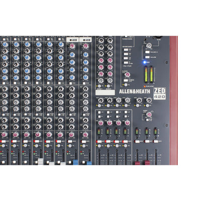 Allen & Heath - ZED-420 4 Bus, 16 Mono Input, 2 Dual Stereo, 6 Aux - Musik Utan Gränser 