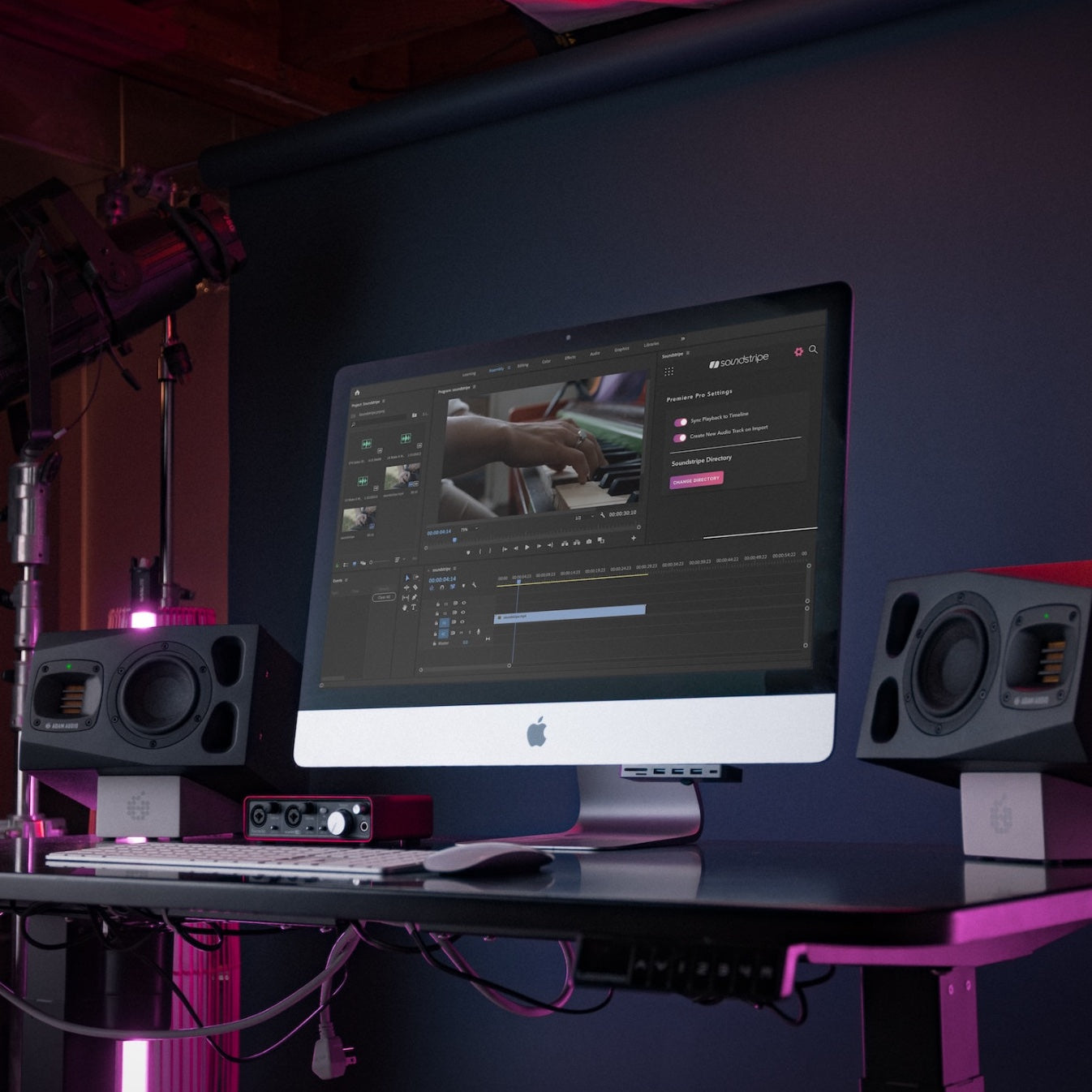 A4V Närfälts monitor 2-vägs 4" Woofer