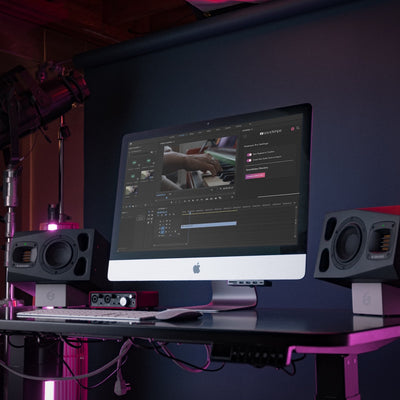 A4V Närfälts monitor 2-vägs 4" Woofer