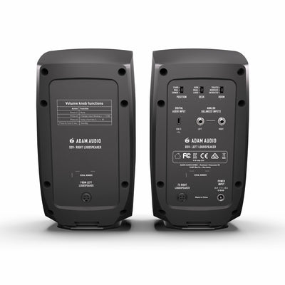 D3V Black Active Desktop Monitoring System 3,5 inch Woofer