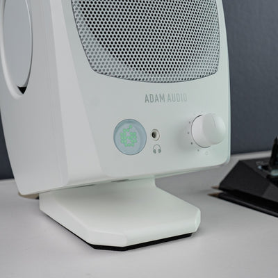 D3V White Active Desktop Monitoring System, 3,5 inch Woofer