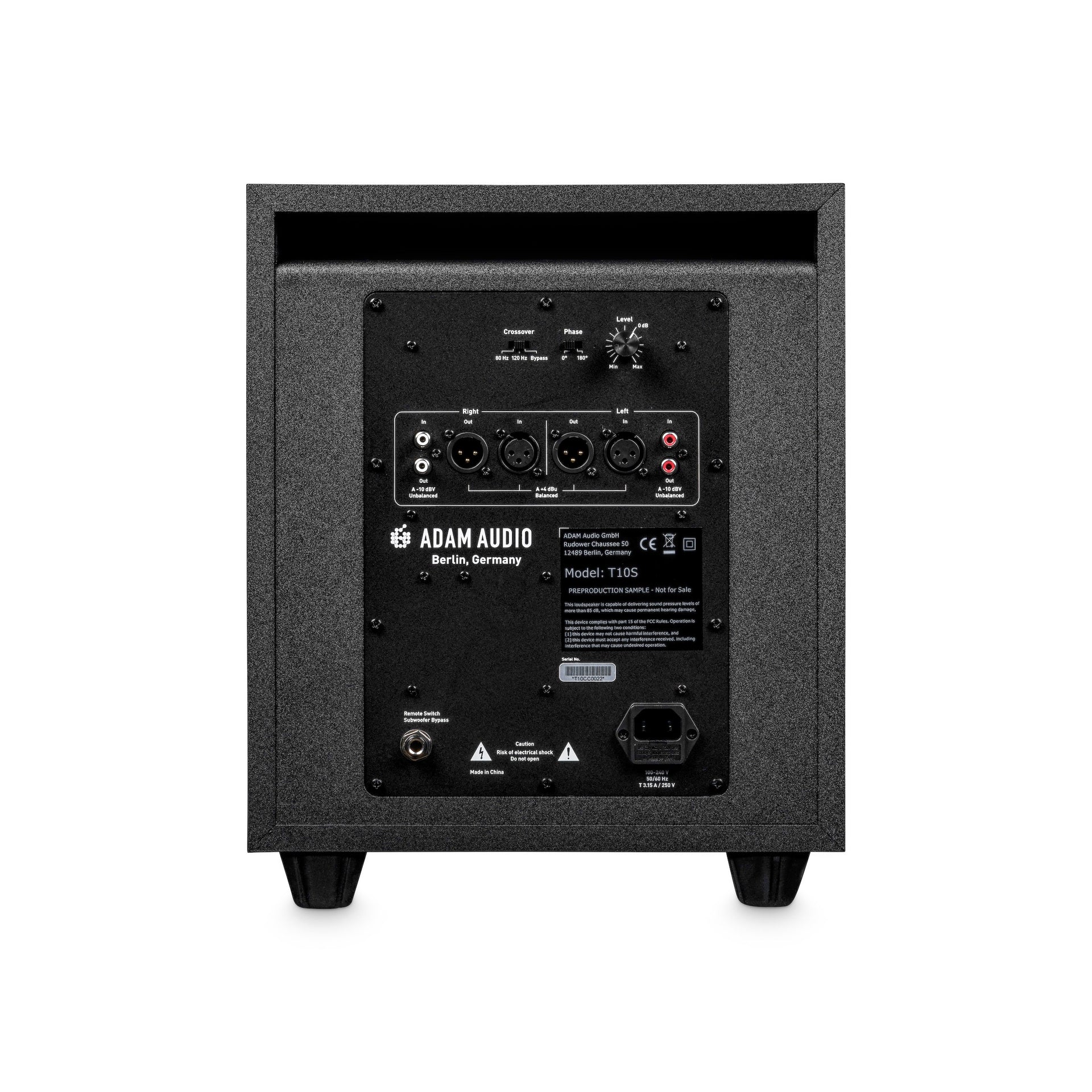 T10S Active Subwoofer 130W / 1x10 inch