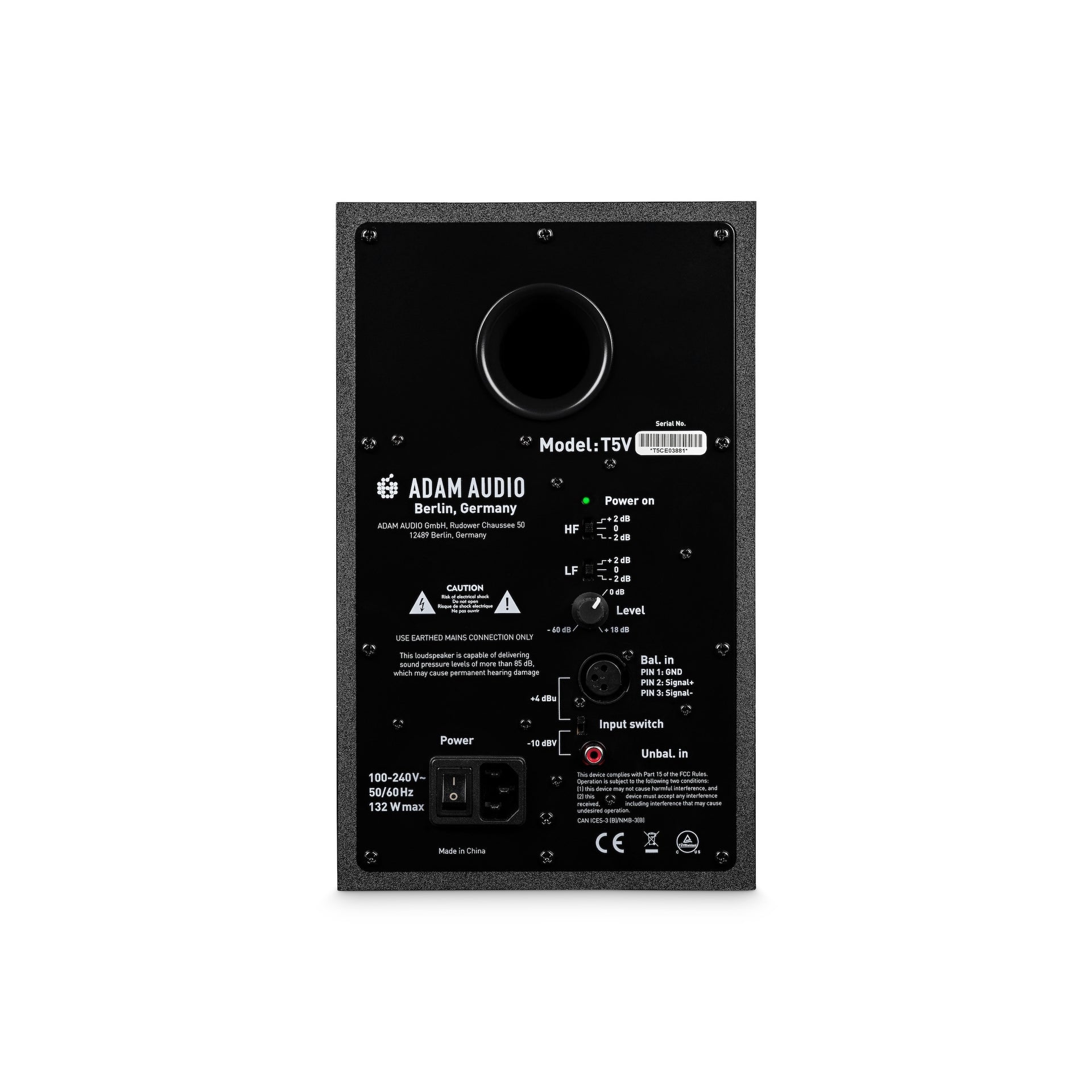 T5V Nearfield Monitor 2-Way 5 inch Woofer